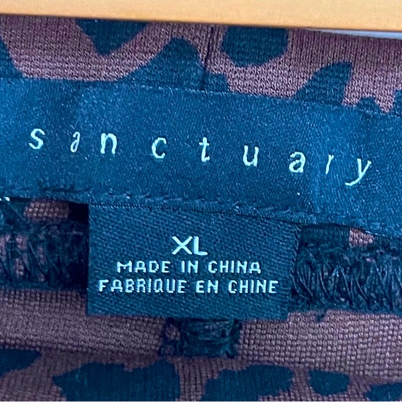 Sanctuary Leopards Leggings. Brown and Black super stretchy. - Picture 7 of 7